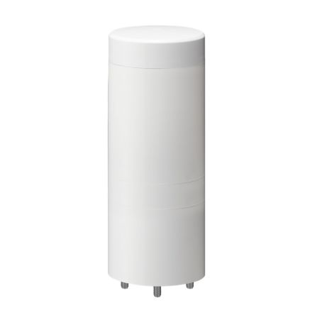 Patlite LR Series Signal Tower, 1 Lights, 24 V dc, Direct Mount [LR6-02WMNW+FB295]; 288-1088