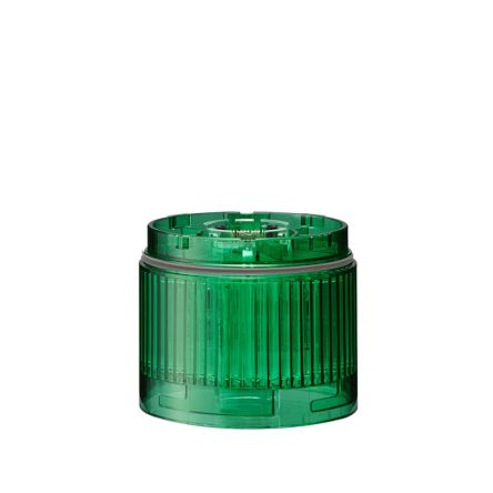 Patlite LR6 Series Green Light Module for Use with Signal Tower, LED Bulb, DC, IP65 [LR6-E-G+FB295]; 288-1114