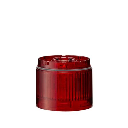 Patlite LR6 Series Red Light Module for Use with Signal Tower, LED Bulb, DC, IP65 [LR6-E-R+FB295]; 288-1117