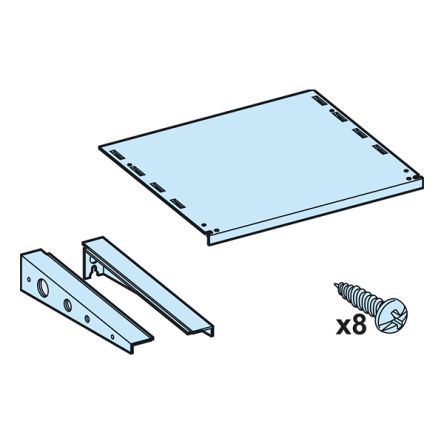 Schneider Electric PrismaSeT G Series Sheet Steel Canopy for Use with PrismaSeT PrismaSeT G Enclosure, 345 x 305mm [LVS08387]; 288-1252