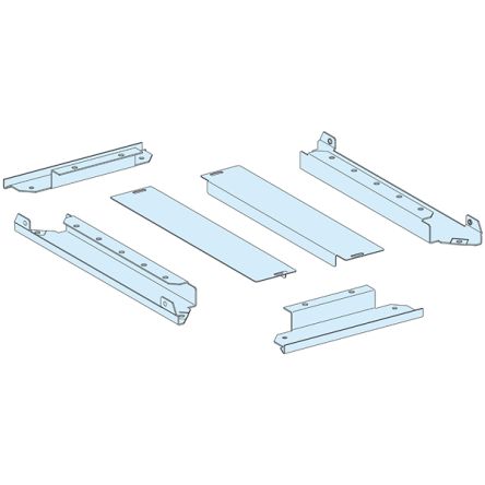 Schneider Electric PrismaSeT P Series Sheet Steel Gland Plate for Use with PrismaSeT PrismaSeT P Cubicle, 400 x 300mm [LVS08493]; 288-1268