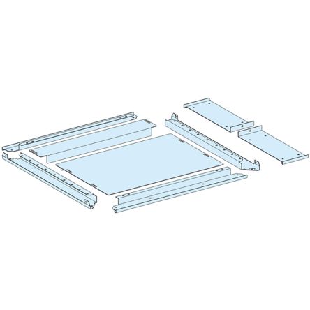 Schneider Electric PrismaSeT P Series Sheet Steel Gland Plate for Use with PrismaSeT PrismaSeT P Cubicle, 800 x 600mm [LVS08697]; 288-1302