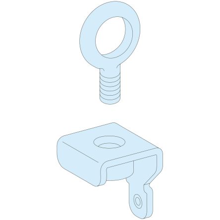 Schneider Electric PrismaSeT Series Steel Accessory Kit for Use with PrismaSeT PrismaSeT P Framework, 54 x 53mm [LVS08700]; 288-1303