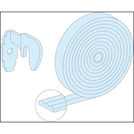 Schneider Electric PrismaSeT G Series Sheet Steel Sealing Kit for Use with PrismaSeT G Door, 5300 x 600mm [LVS08841]; 288-1351