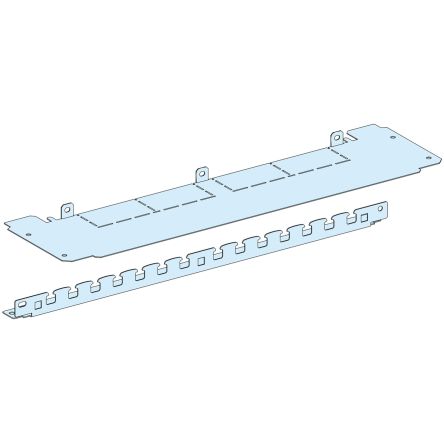 Schneider Electric PrismaSeT G Series Metal Gland Plate for Use with PrismaSeT PrismaSeT G Enclosure, 600 x 180mm [LVS08887]; 288-1367