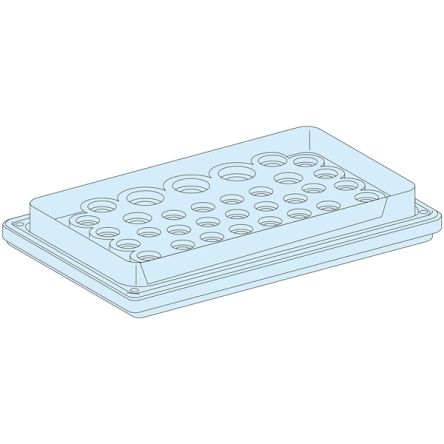Schneider Electric PrismaSeT G Series Gland Plate for Use with PrismaSeT PrismaSeT G Enclosure, 180 x 600mm [LVS08898]; 288-1371
