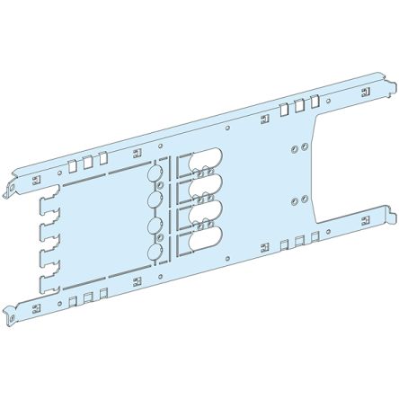 Schneider Electric PrismaSeT P Series Sheet Steel Mounting Plate for Use with PrismaSeT G enclosure, PrismaSeT P [LVS03414]; 288-1654