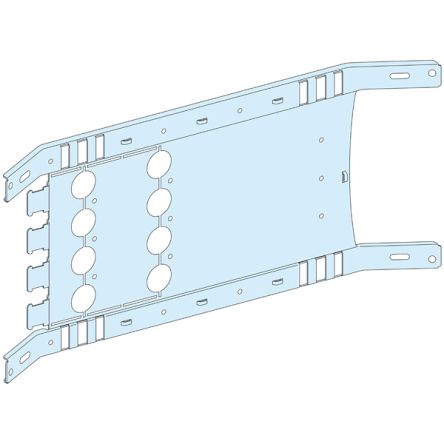 Schneider Electric PrismaSeT Series Sheet Steel Mounting Plate for Use with PrismaSeT G enclosure, PrismaSeT P Cubicle, [LVS03452]; 288-1664