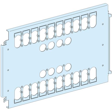 Schneider Electric PrismaSeT Series Sheet Steel Mounting Plate for Use with PrismaSeT G enclosure, PrismaSeT P Cubicle, [LVS03461]; 288-1672