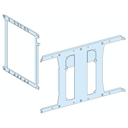Schneider Electric PrismaSeT P Series Sheet Steel Mounting Plate for Use with PrismaSeT G enclosure, PrismaSeT P [LVS03480]; 288-1674