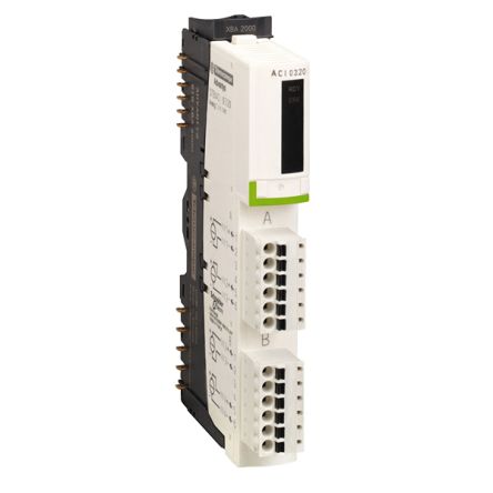 Schneider Electric STB Series Analog Input Module for Use with Power Distribution Module STBPDT3100/3105, Current, 24 V [STBACI1230K]; 288-2209