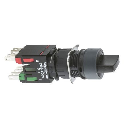 Schneider Electric Selector Switch - 16mm Cutout Diameter 2 Positions [XB6AD225B]; 288-2280