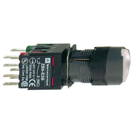 Schneider Electric Harmony XB6 Series Illuminated Push Button Switch [XB6AF1B5B]; 288-2281