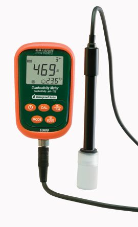 Extech EC600 pH Meter, ±0.02pH Accuracy, 0.01pH Resolution, 19.99pH Max, 100 °C Max [EC600]; 288-2303