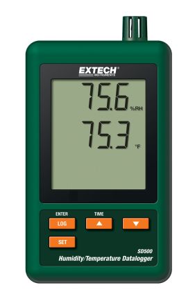 Extech SD500 Temperature & Humidity Data Logger, RS232, USB [SD500]; 288-2316