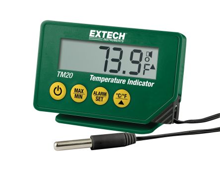 Extech TM20 Desk Digital Thermometer, Penetration Probe, +70°C Max, ±1 °C Accuracy [TM20]; 288-2319