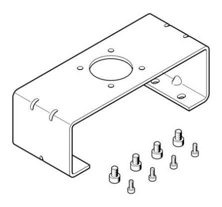 Festo Adapter DARQ-K-P-A2-F05-30-R1, For Use With Pneumatic Cylinder And Actuator [DARQ-K-P-A2-F05-30-R1]; 288-2415