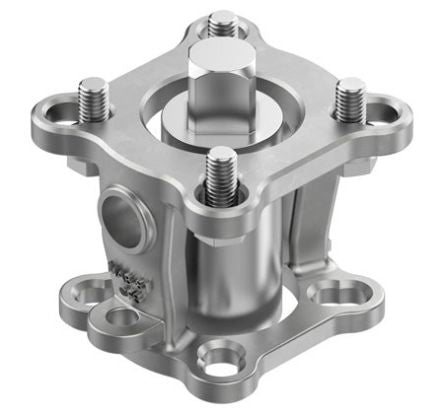 Festo Mounting Bracket DARQ-K-V-F04S11-F03S9-R1, For Use With Pneumatic Cylinder And Actuator [DARQ-K-V-F04S11-F03S9-R1]; 288-2417