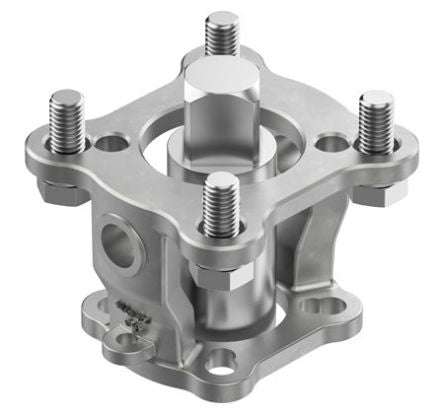 Festo Mounting Bracket DARQ-K-V-F07S17-F04S11-R1, For Use With Pneumatic Cylinder And Actuator [DARQ-K-V-F07S17-F04S11-R1]; 288-2418
