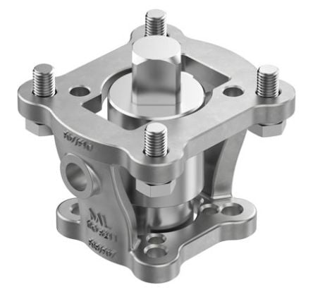 Festo Mounting Bracket DARQ-K-V-F10S22-F07S17-R1, For Use With Pneumatic Cylinder And Actuator [DARQ-K-V-F10S22-F07S17-R1]; 288-2420