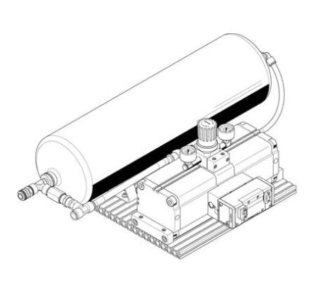 FestoDPA Pneumatic Booster Regulator, KD4, QS-16, Silencer [DPA-100-16-CRVZS20]; 288-2475