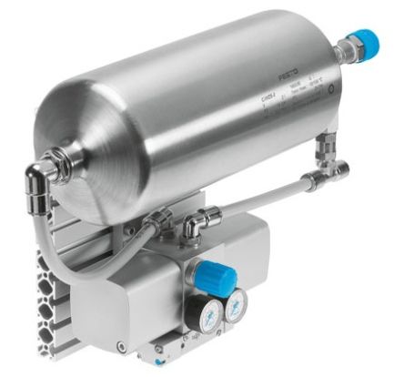 FestoDPA Pneumatic Booster Regulator, KD4, QS-10, Silencer [DPA-40-10-CRVZS2]; 288-2479