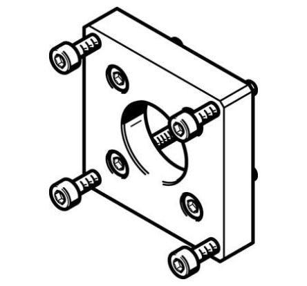 Festo EAMF Series Flange for Use with Electric Drives,552163 [EAMF-A-28B-40A]; 288-2571