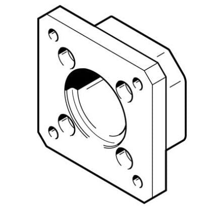 Festo EAMF Series Flange for Use with Electric Drives,552164 [EAMF-A-28B-42A]; 288-2572