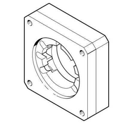 Festo EAMF Series Flange for Use with Electric Drives,529944 [EAMF-A-44A/B-60G]; 288-2577
