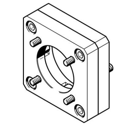 Festo EAMF Series Flange for Use with Electric Drives,550987 [EAMF-A-64A/B-60G/H]; 288-2580