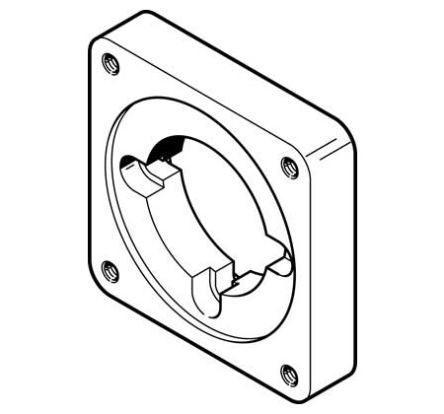 Festo EAMF Series Flange for Use with Electric Drives,533140 [EAMF-A-64A/B-87A]; 288-2582