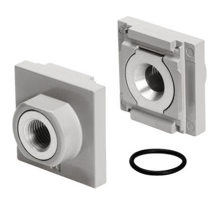 Festo MS series G 1/8 Sub Base for use with Air Preparation Unit, 541549 [MS4-AGA-EX]; 288-2670