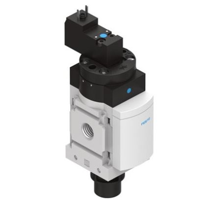 Festo On/off Pneumatic Solenoid Valve - Electrical G 1/4 MS Series, 529535 [MS4-EE-1/4-V110]; 288-2677
