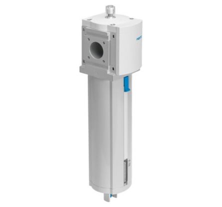 Festo MS series 1μm 2bar to 12 bar Pneumatic Filter 7000L/min max with Automatic, Manual drain [MS9-LFM-G-BUV-DA]; 288-2787