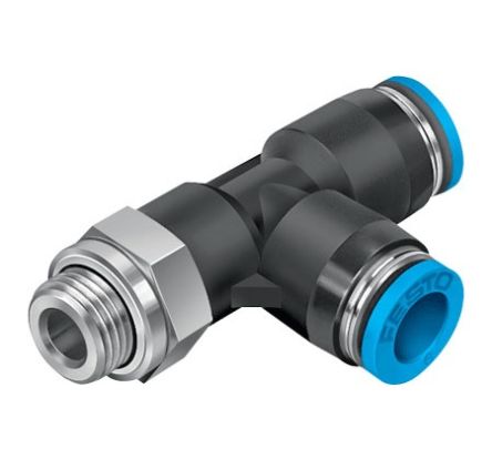 Festo QS Series Push-in Fitting, G 1/8 Male to For tubing outside diameter 4 mm, Threaded Connection Style, 132075 [QSTL-G1/8-4-100]; 288-2924