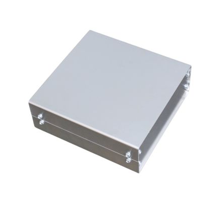 RS PRO Aluminium Aluminium Aluminium Case, IP40, Aluminium Lid, 185 x 180 x 65mm [0]; 288-3186