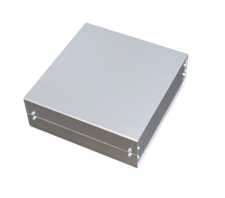 RS PRO Aluminium Aluminium Aluminium Case, IP40, Aluminium Lid, 250 x 260 x 90mm [0]; 288-3189