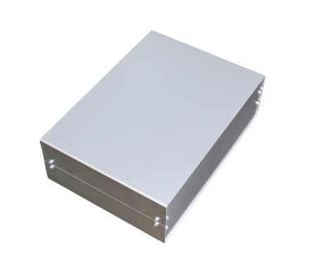 RS PRO Aluminium Aluminium Aluminium Case, IP40, Aluminium Lid, 250 x 350 x 110mm [0]; 288-3191