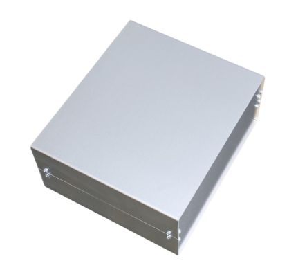 RS PRO Aluminium Aluminium Aluminium Case, IP40, Aluminium Lid, 261 x 300 x 134mm [0]; 288-3196