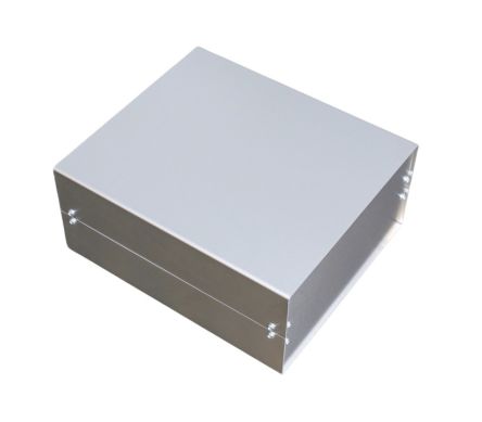 RS PRO Aluminium Aluminium Aluminium Case, IP40, Aluminium Lid, 300 x 261 x 134mm [0]; 288-3198