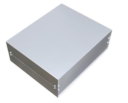 RS PRO Aluminium Aluminium Aluminium Case, IP40, Aluminium Lid, 300 x 367 x 134mm [0]; 288-3200