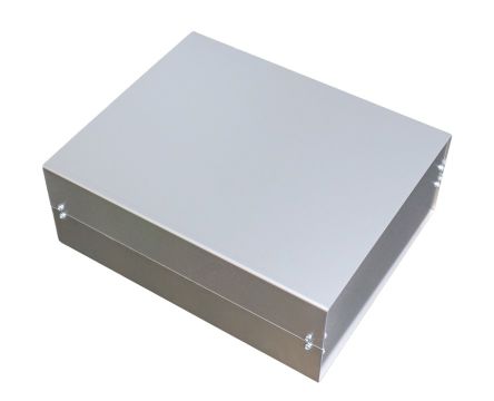 RS PRO Aluminium Aluminium Aluminium Case, IP40, Aluminium Lid, 367 x 300 x 134mm [0]; 288-3205
