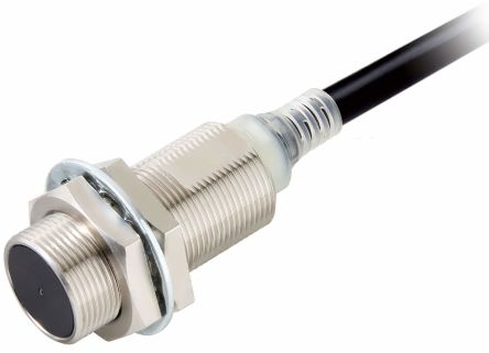 Omron Inductive Threaded Barrel Proximity Sensor, M18, 8 mm Detection [E2E-X8B3D18 5M]; 288-3240