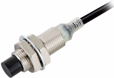 Omron Inductive Threaded Barrel Proximity Sensor, M12, 8 mm Detection [E2E-X8MD1 2M]; 288-3243