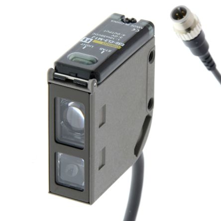 Omron Photoelectric Sensor, Block Sensor, 500 mm Detection Range [E3S-CL2-M1J 0.3M]; 288-3247