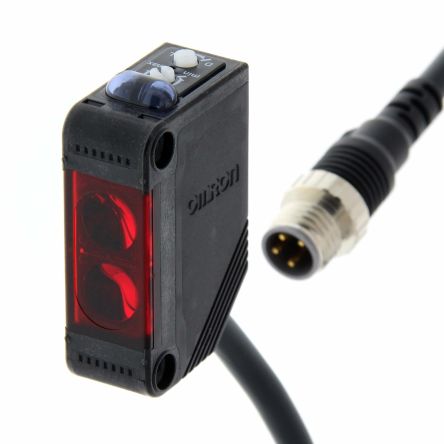 Omron Retroreflective Photoelectric Sensor, Rectangular Sensor, 4000 mm Detection Range [E3Z-R81-M3J 0.3M]; 288-3248