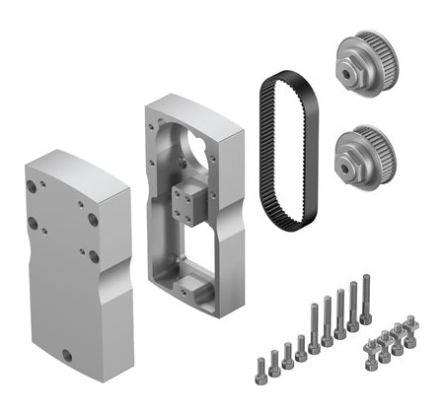 Festo Connection Kit EAMM-U-110-D80-120GA-120, For Use With Pneumatic Cylinder And Actuator [EAMM-U-110-D80-120GA-120]; 288-3355