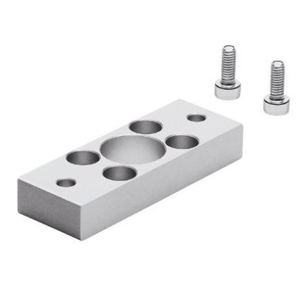 Festo Rectangular Flange FZS-25, For Use With Pneumatic Cylinder And Actuator [FZS-25]; 288-3436
