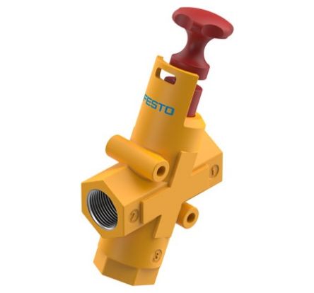 Festo G G 1/2 Pneumatic Shut-Off Valve, 6200L/min [HE-G1/2-LO]; 288-3438