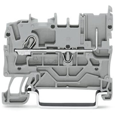 WAGO 2022-1201-1 2022 Series Grey, 2.5mm², 1-Level, Cage Clamp Termination [2022-1201-1]; 288-5095